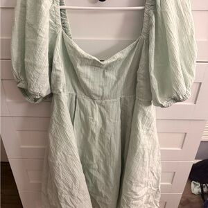 Altar'd State puff Sleeve Dress